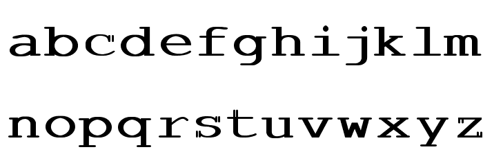 Dooling Bold Font LOWERCASE