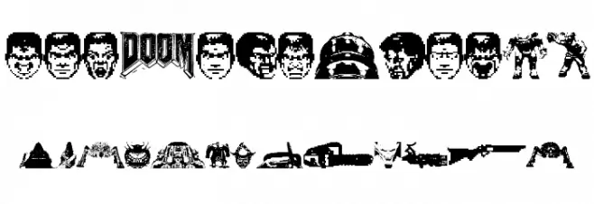 Doom And Gloom フォント 大文字