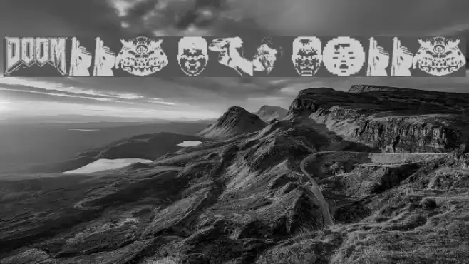 Doom And Gloom Font examples