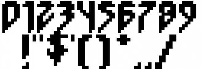 Doomed Regular Font OTHER CHARS