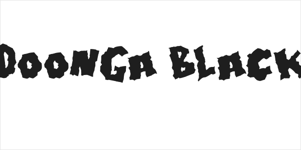 Doonga Black Logo