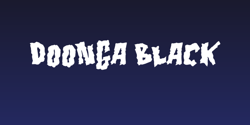 Doonga Black Social Header