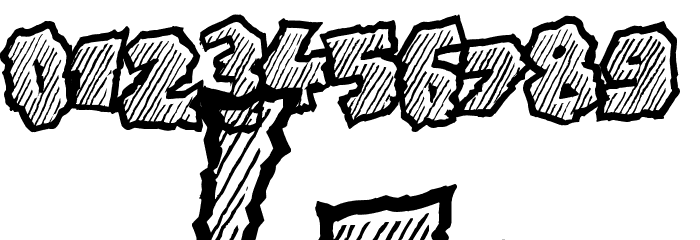 Doonga Slash Font OTHER CHARS