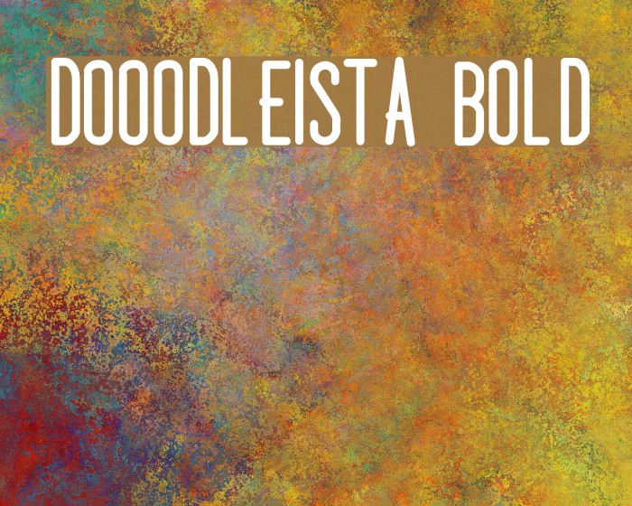 Dooodleista Bold Font examples