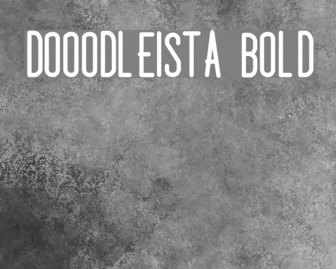 Dooodleista Bold Example 1