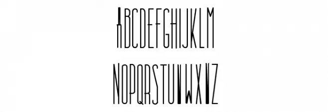 Dooodleista Condensed Font Litere mari