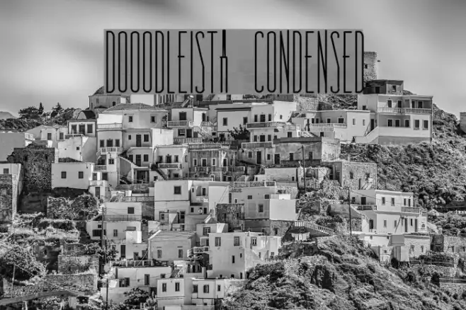 Dooodleista Condensed Example 1