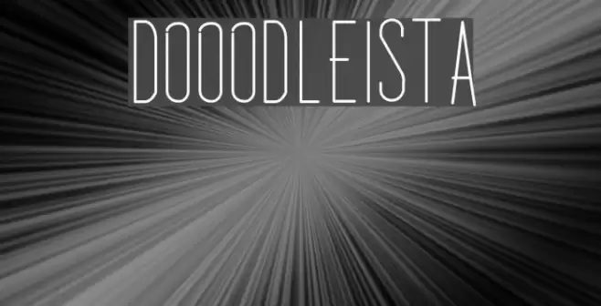 Dooodleista Font examples