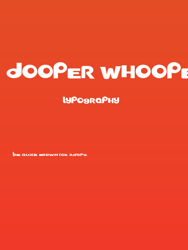 Dooper Whooper Poster