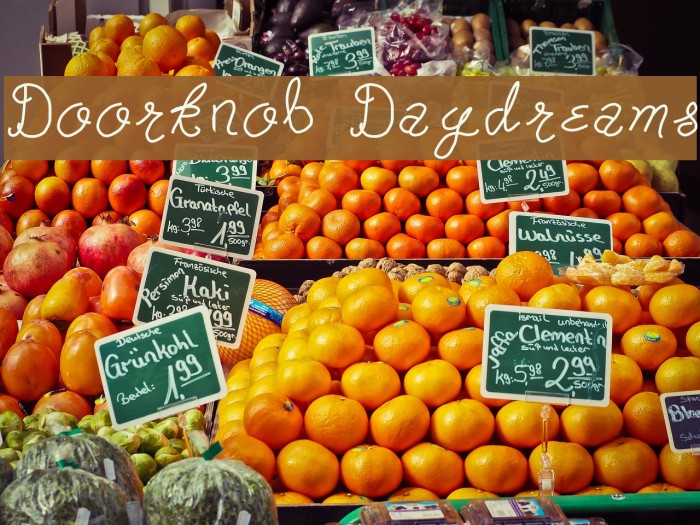 Doorknob Daydreams Example 2