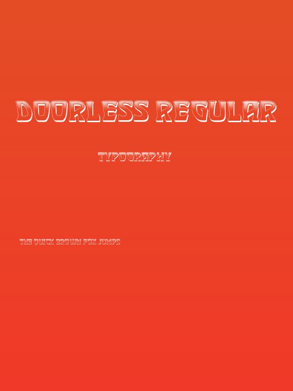 Doorless Regular Poster