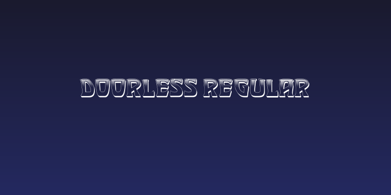 Doorless Regular Social Header