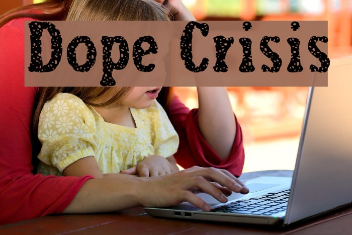 Dope Crisis Font examples