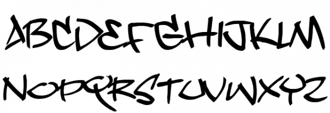 Dope Jam Schriftart Groß