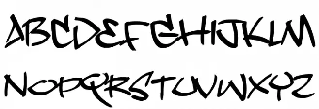 Dope Jam フォント 大文字