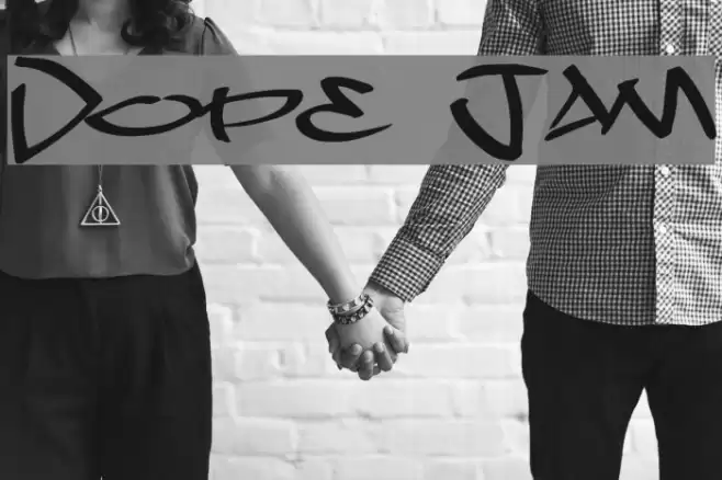 Dope Jam Font examples