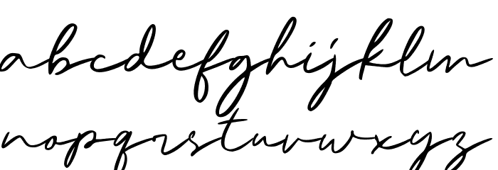 Dopelton Font LOWERCASE