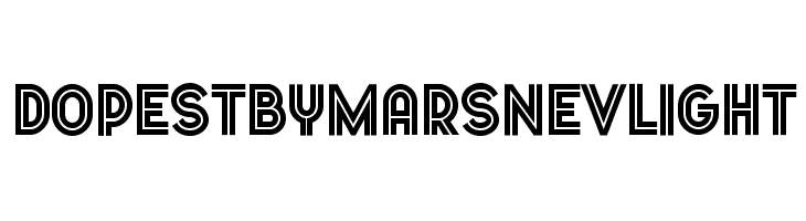 Dopest by MARSNEV light Font