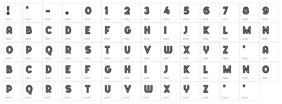 Dopest by MARSNEV light Character Map