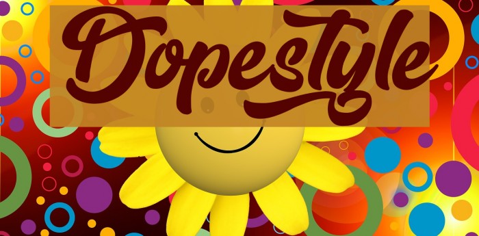 Dopestyle Font examples