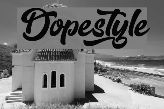Dopestyle Font examples