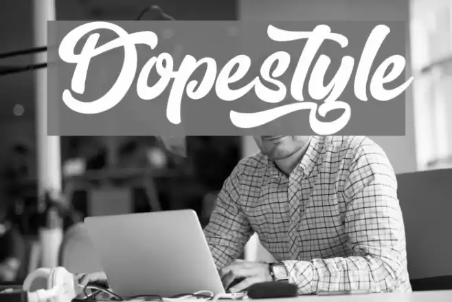 Dopestyle Font examples