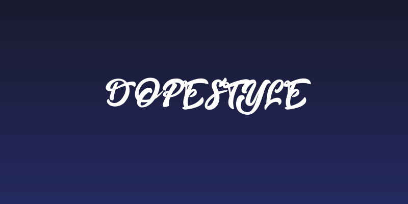 Dopestyle Social Header