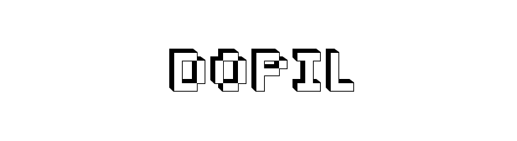 Dopil  フリーフォントのダウンロード