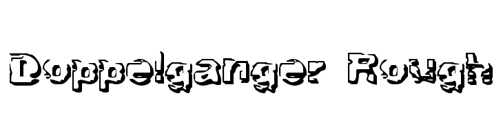 Doppelganger Rough  Скачать бесплатные шрифты