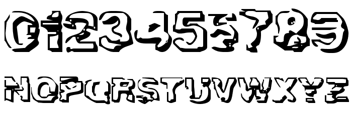 Doppelganger Rough Font OTHER CHARS