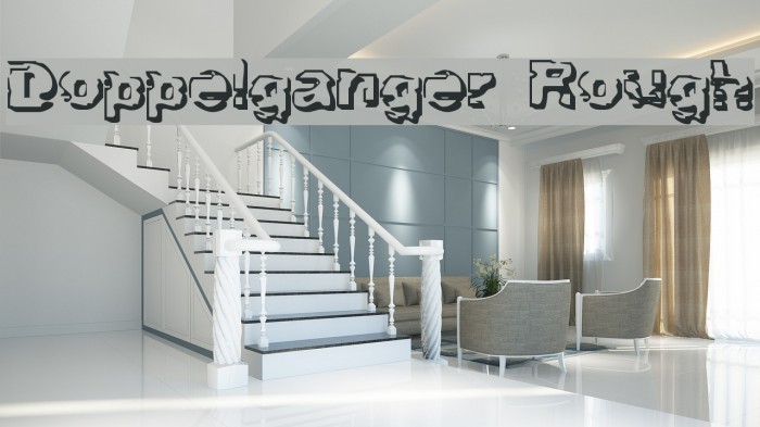 Doppelganger Rough Font examples