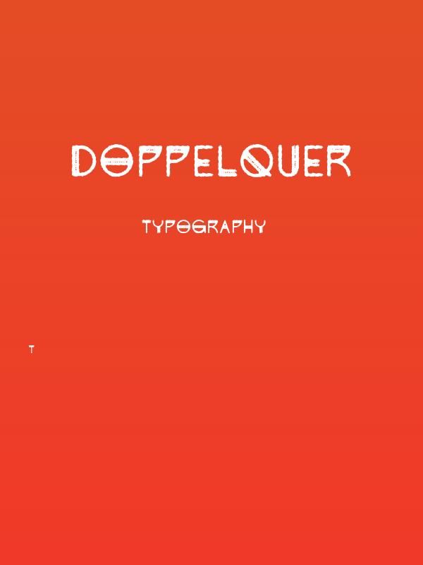Doppelquer Poster