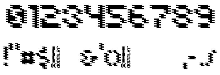 Doppler-A Font OTHER CHARS