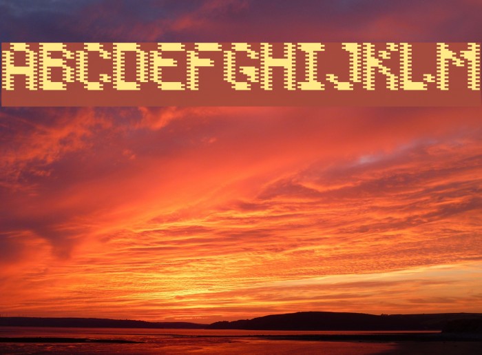 Doppler-A Font examples