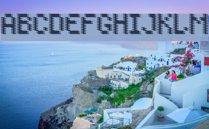 Doppler-A Font examples