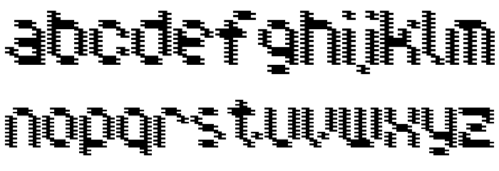 Doppler-A Font LOWERCASE