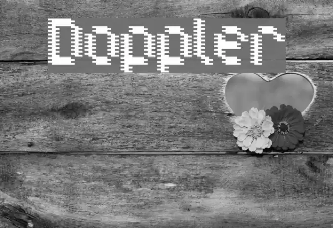 Doppler Font examples