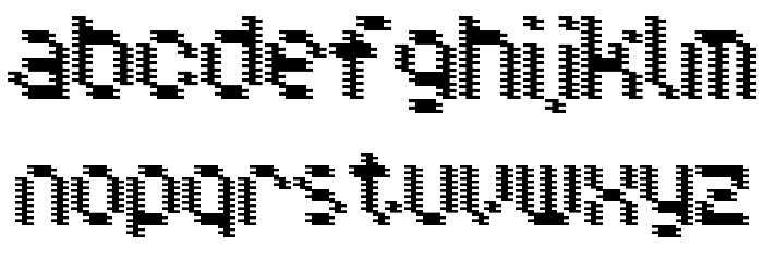 Doppler Font LOWERCASE