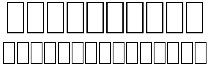 Dor Font OTHER CHARS