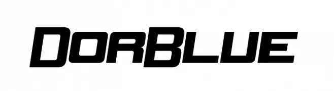 DorBlue  Frei Schriftart Herunterladen