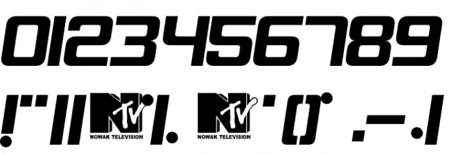 DorBlue Font OTHER CHARS