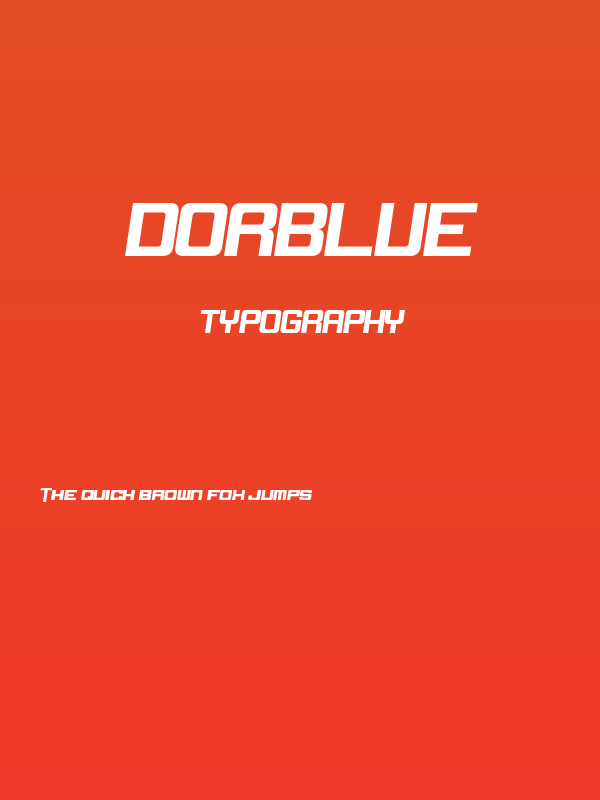 DorBlue Poster