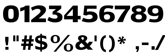DoradoHeadline フォント その他の文字