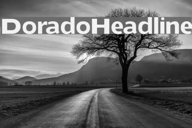 DoradoHeadline Font examples