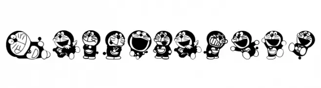 Doraemon Mix  नि: शुल्क फ़ॉन्ट्स डाउनलोड