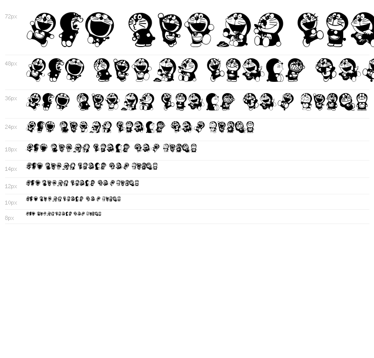 Doraemon Mix Waterfall