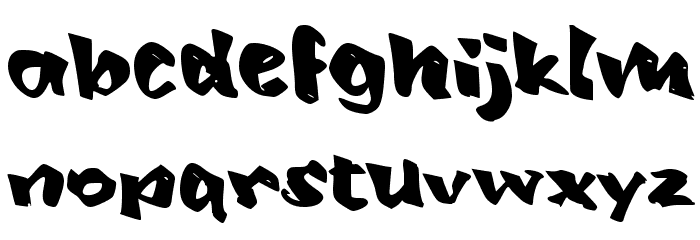 Dorama Font LOWERCASE
