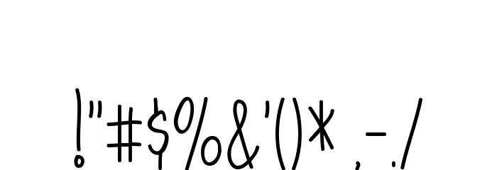 Dorathy - Personal Use Only Font OTHER CHARS