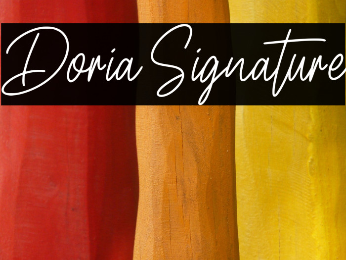 Doria Signature Example 1