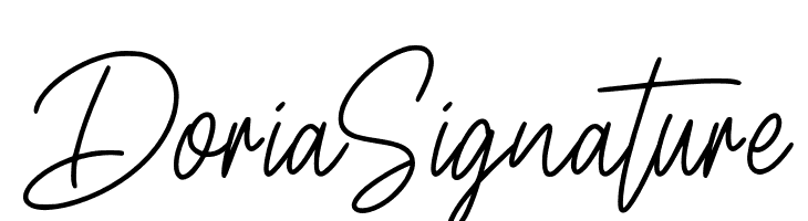 DoriaSignature  Descarca Fonturi Gratis